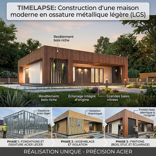 Structure LGS en kit – 50 m²