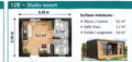 Studio de jardin LGS 12B Studio ouvert — 12 m²