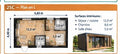 Studio de jardin LGS 25C Plan en L — 25 m²